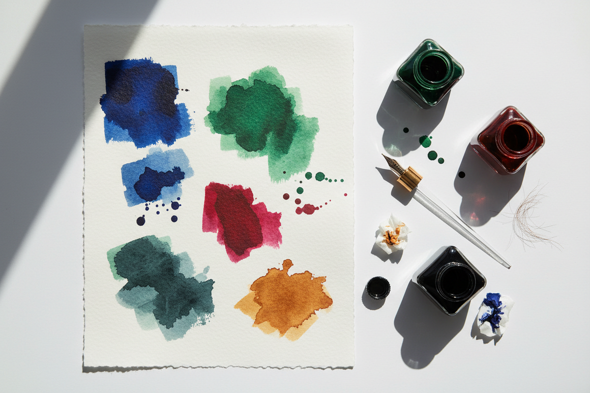 The Beginner's Guide to Ink Swatching and Shading Inks – Springfield Pens